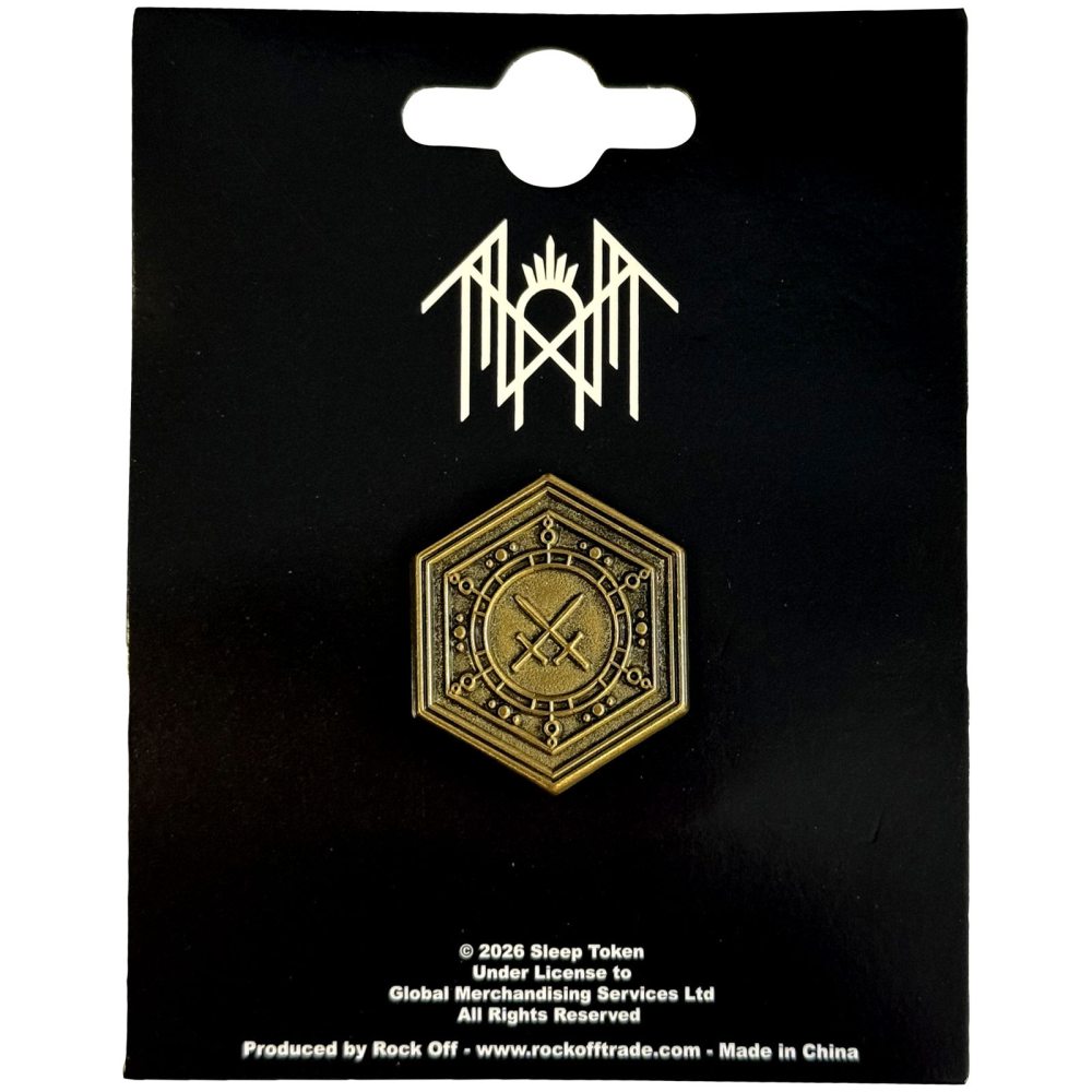 Sleep Token - Emergence House Veridian Button pin - Goldfarben